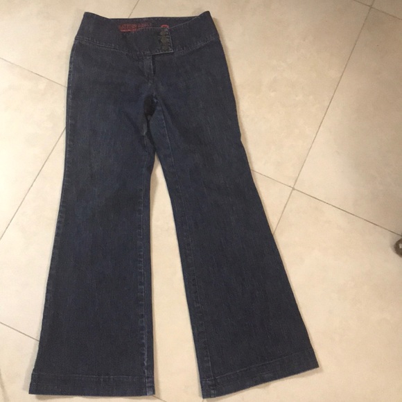 Wide leg dark denim jeans - Picture 2 of 2